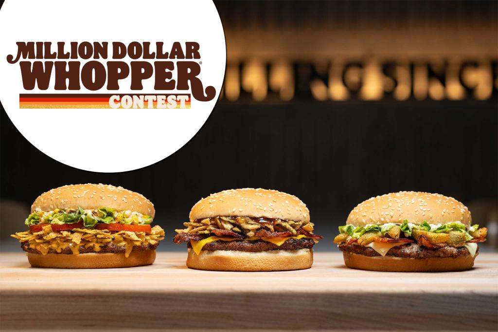 Burger King reveals the finalists for the Million Dollar Whopper Contest